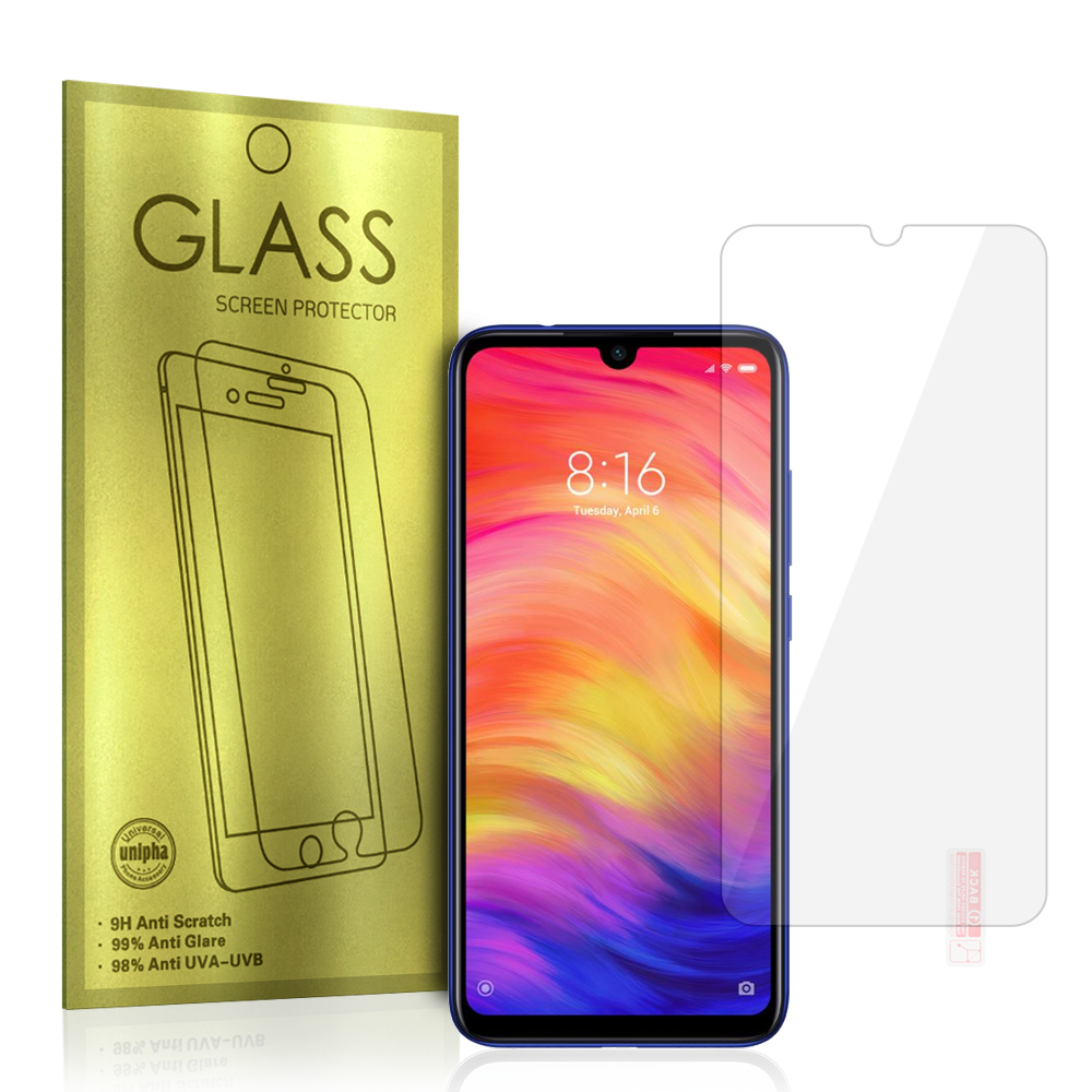 Apsauginis stiklas auksinis XIAOMI REDMI NOTE 7/NOTE 7 PRO