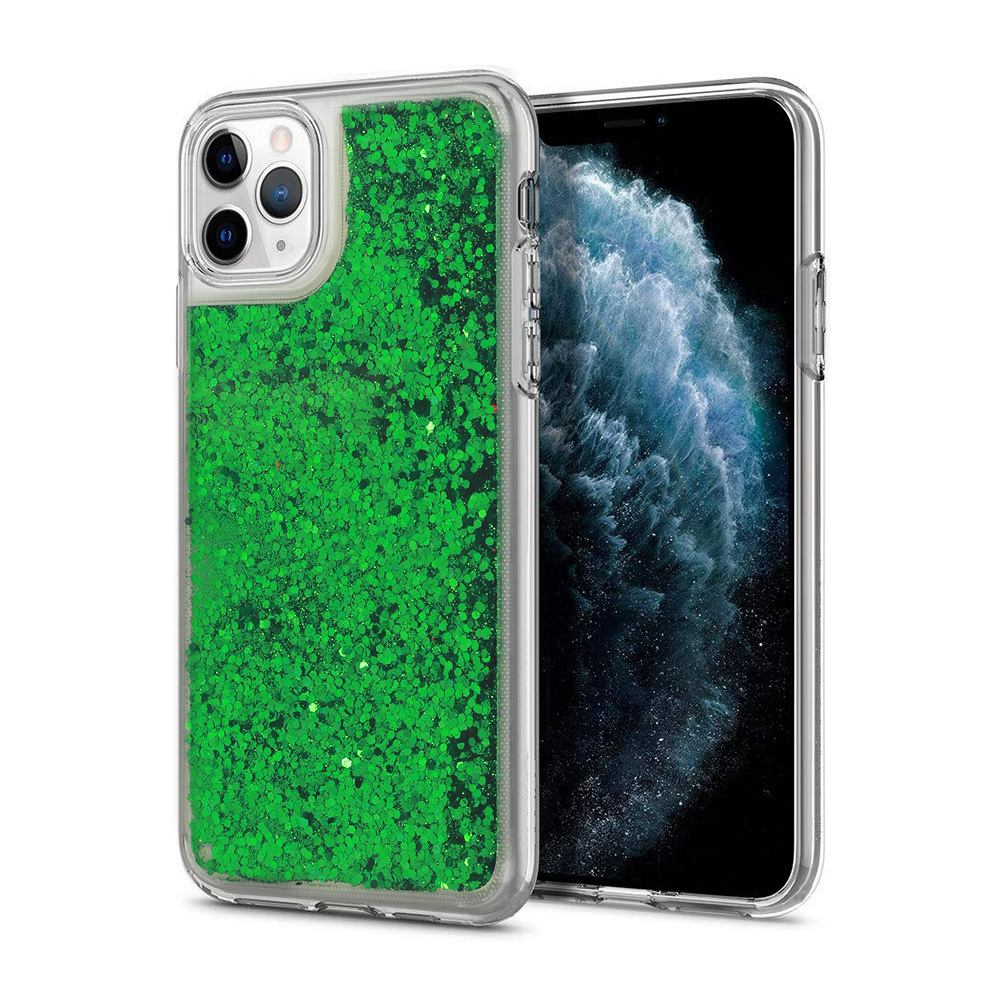 Dėklas telefonui Liquid Case Apple Iphone 12 Pro Max žalias