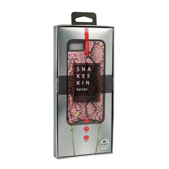 Odinis dėklas telefonui SNAKE - IPHONE XS MAX rožinis