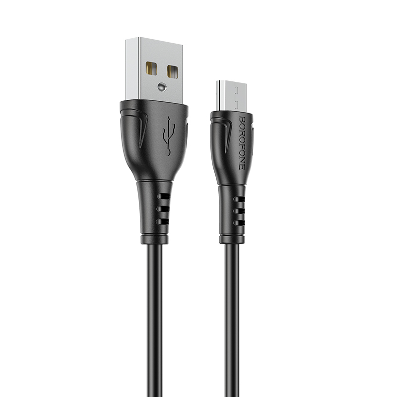 Borofone kabelis BX51 Triumph - USB į Micro USB - 2,4A 1 metras juodas