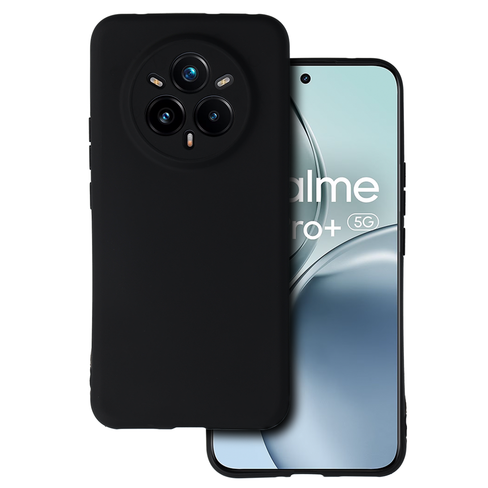 Nugarėlės dėklas MATT Realme 14 PRO PLUS 5G Juoda