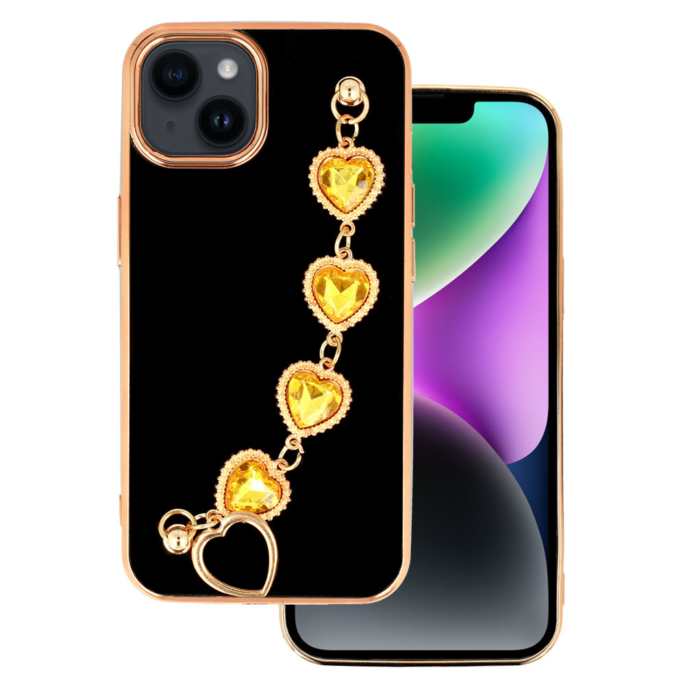 Madingas dėklas telefonui Iphone 14 Plus dizainas 2 juoda