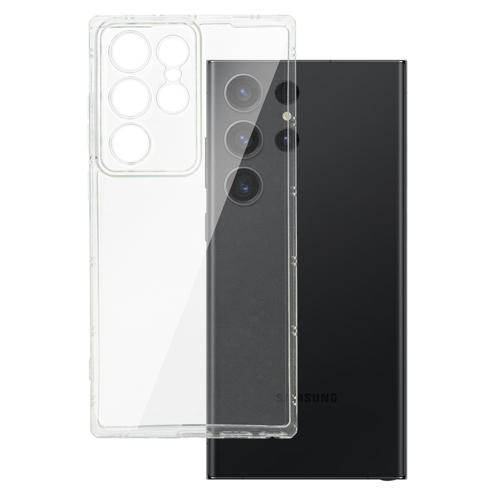 Armor Antishock dėklas telefonui Samsung Galaxy S23 Ultra permatomas