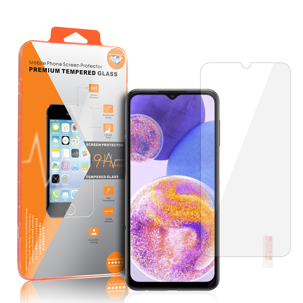 Oranžinis apsauginis stiklas SAMSUNG GALAXY A24 4G/A25 5G/M34 5G/A35/M35/M55 5G