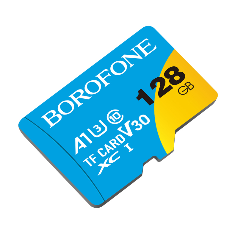 Borofone Atminties kortelė MicroSD 128GB SDXC U3 Class10 100MB/s (f)