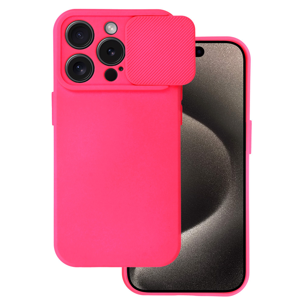 Camshield Soft dėklas telefonui Iphone 15 Pro Max rožinė