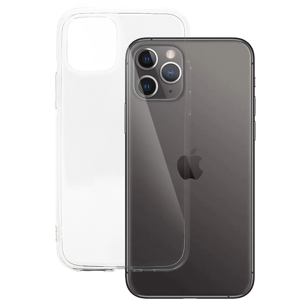 Itin plonas 1mm dėklas telefonui Iphone 11 Pro skaidrus