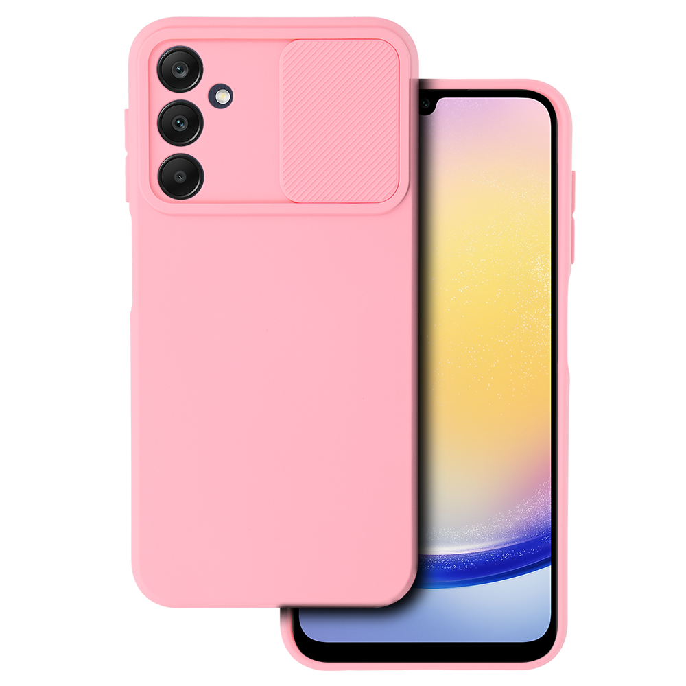 Camshield Soft dėklas telefonui Samsung Galaxy A25 5G šviesiai rožinis