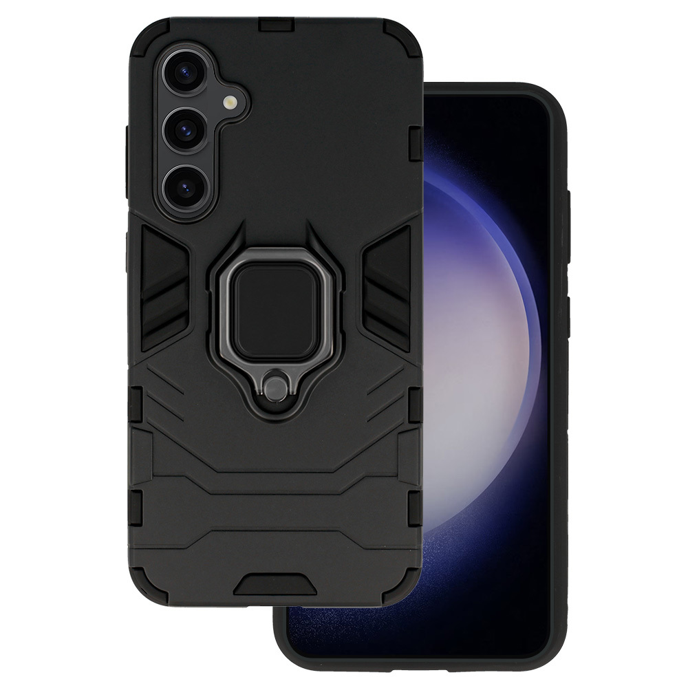 Ring Armor Dėklas telefonui Samsung Galaxy S23 FE juodas