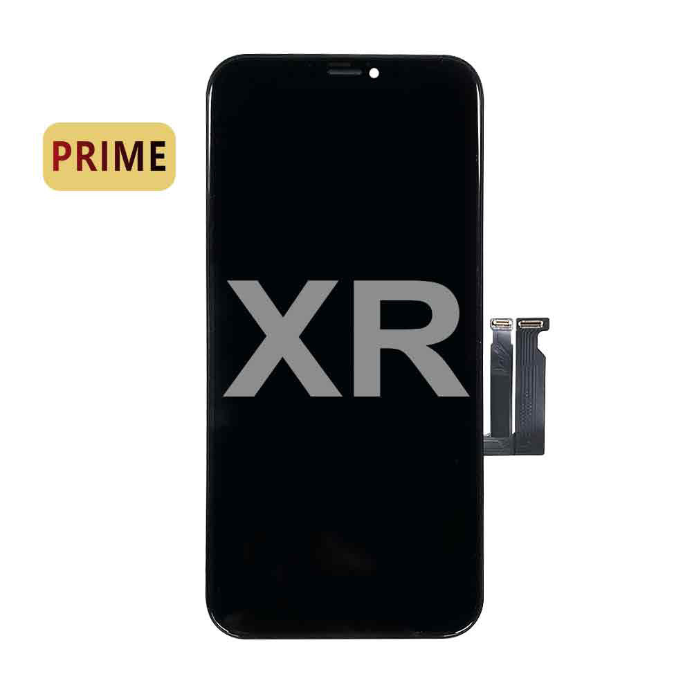 LCD ekranas NCC Iphone XR Juodas Incell Metal Plate Prime