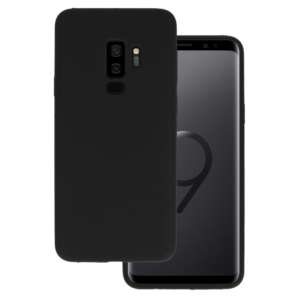 Dėklas silikoninis Lite telefonui Samsung Galaxy S9 Plus juodas