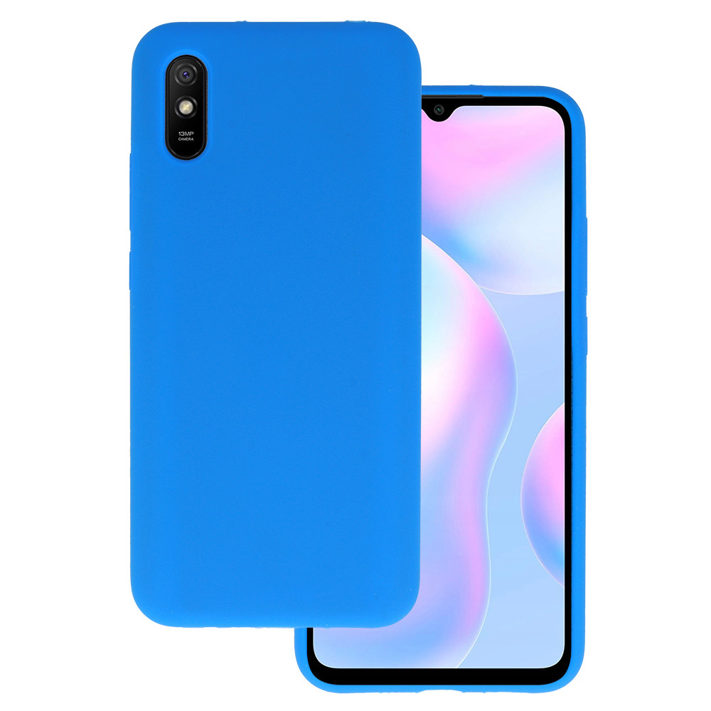 Silikoninis Lite dėklas Xiaomi Redmi 9A (m) - mėlynas (m)