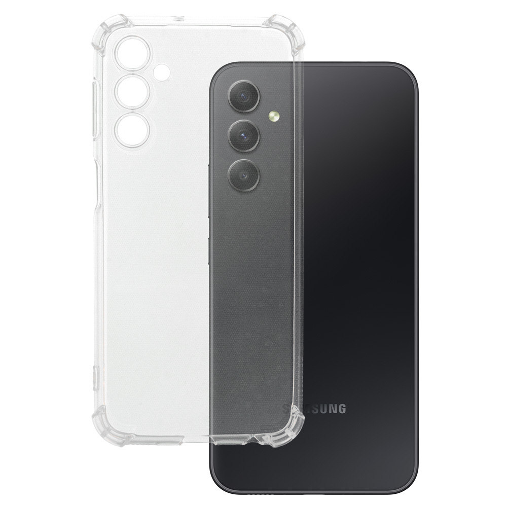 Clin Anti Shock 1,5mm Dėklas telefonui SAMSUNG GALAXY M34 5G skaidrus