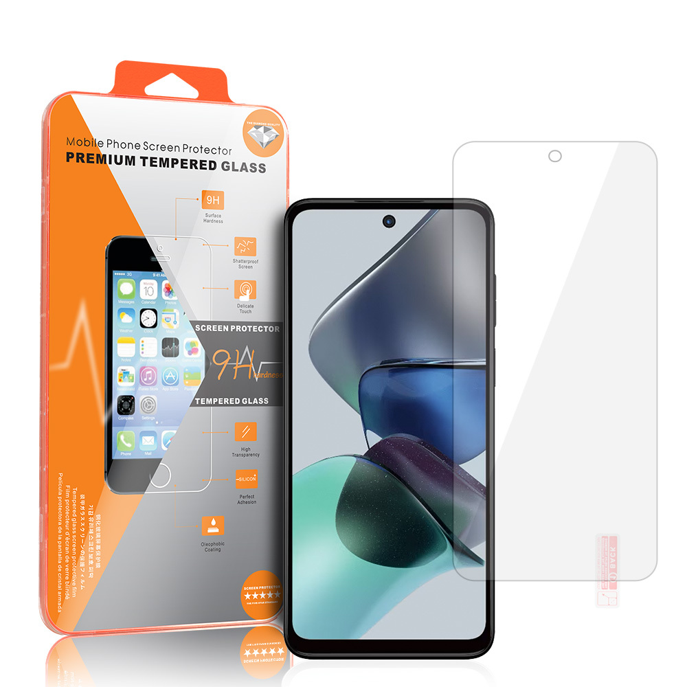 Apsauginis stiklas (m) - oranžinis MOTOROLA MOTO G13 4G/G23 4G