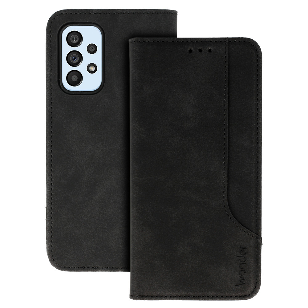 Dėklas Wonder Prime telefonui SAMSUNG GALAXY A52/A52S juodas