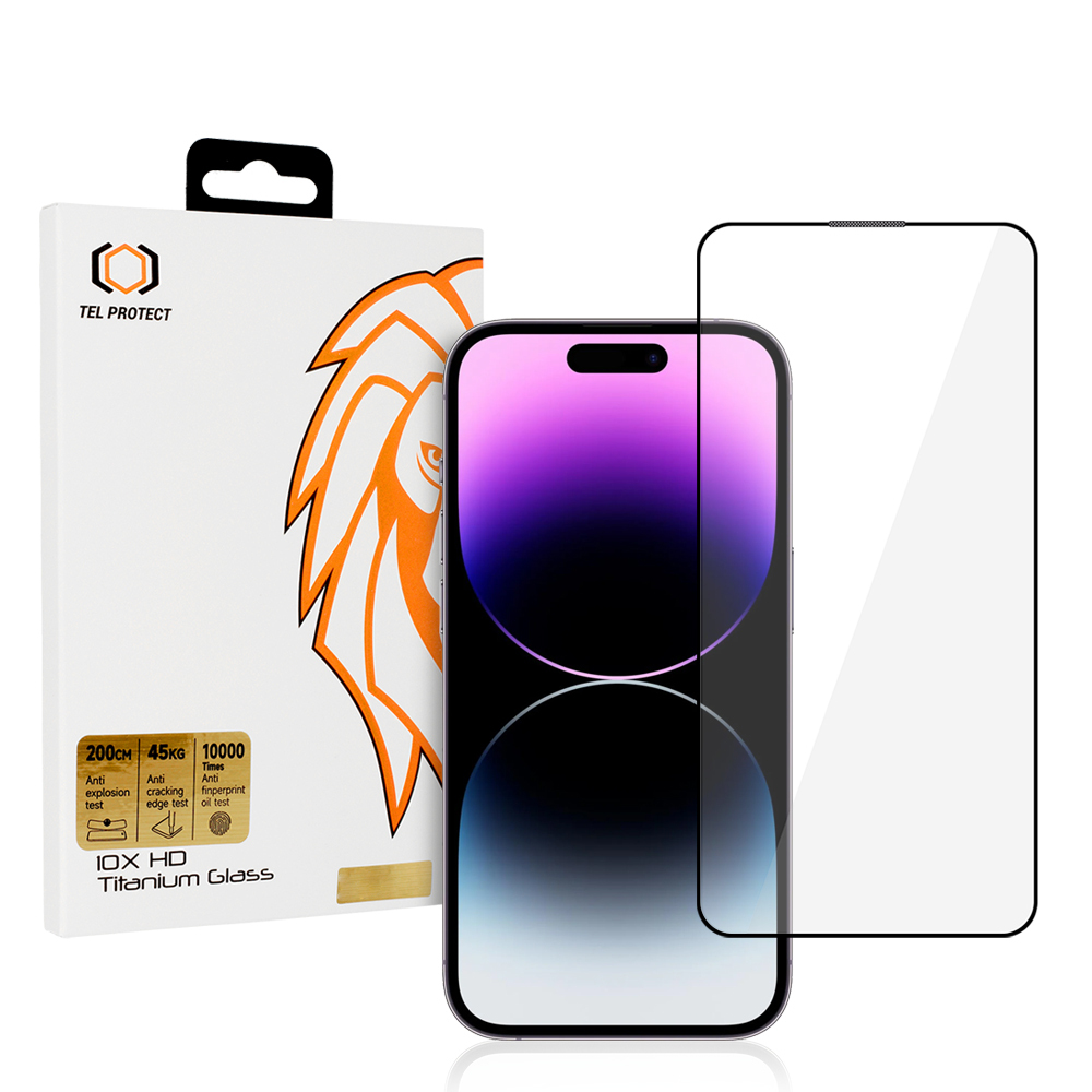 Apsauginis stiklas Tel Protect 10X HD Titanium Iphone 14 Pro