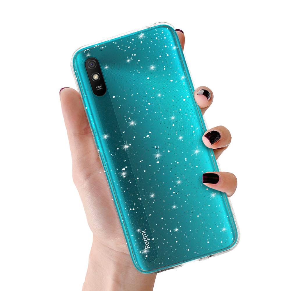 Dėklas telefonui - sidabrinis Xiaomi Redmi 9A