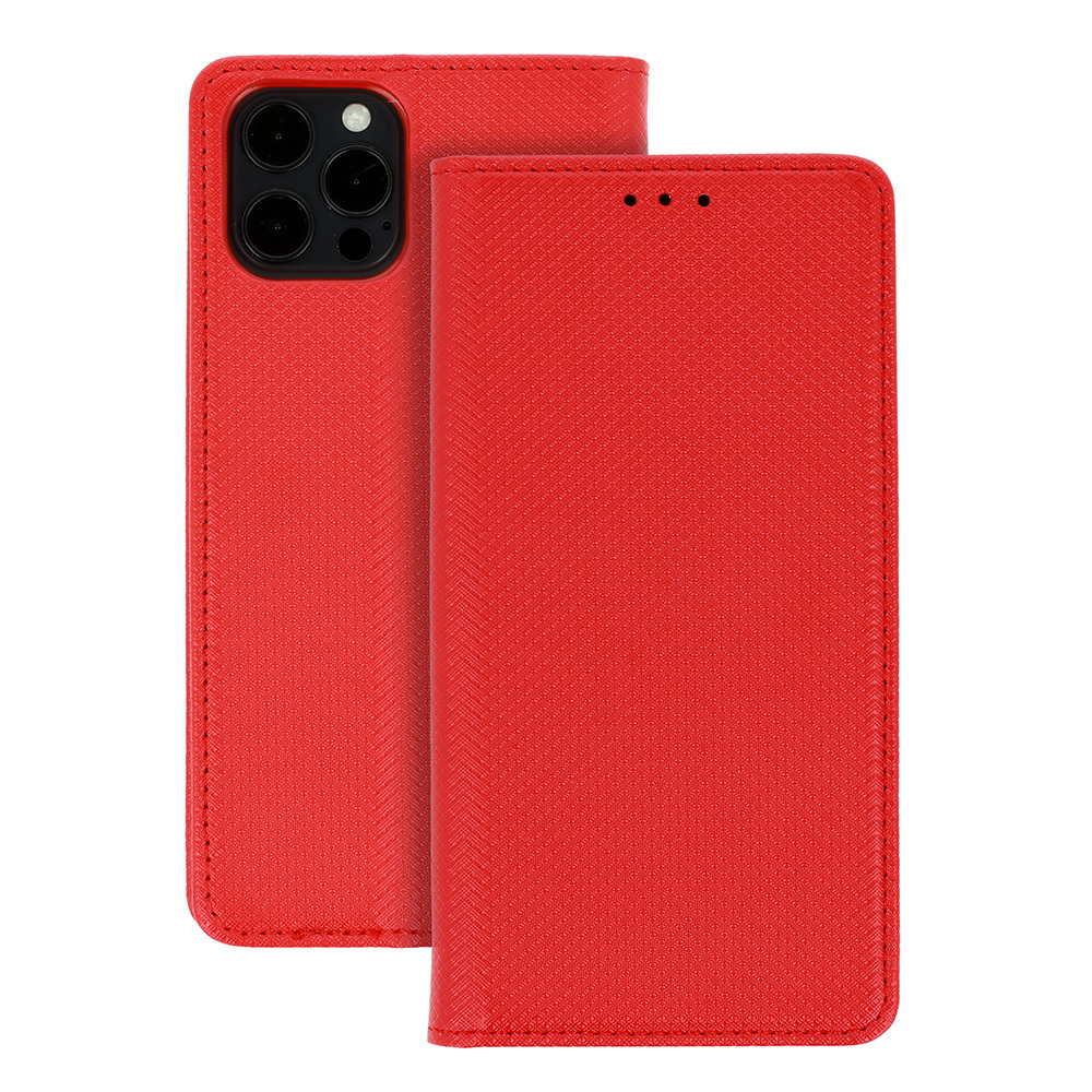 Smart Book magnetinis dėklas telefonui XIAOMI 14 RED raudonas