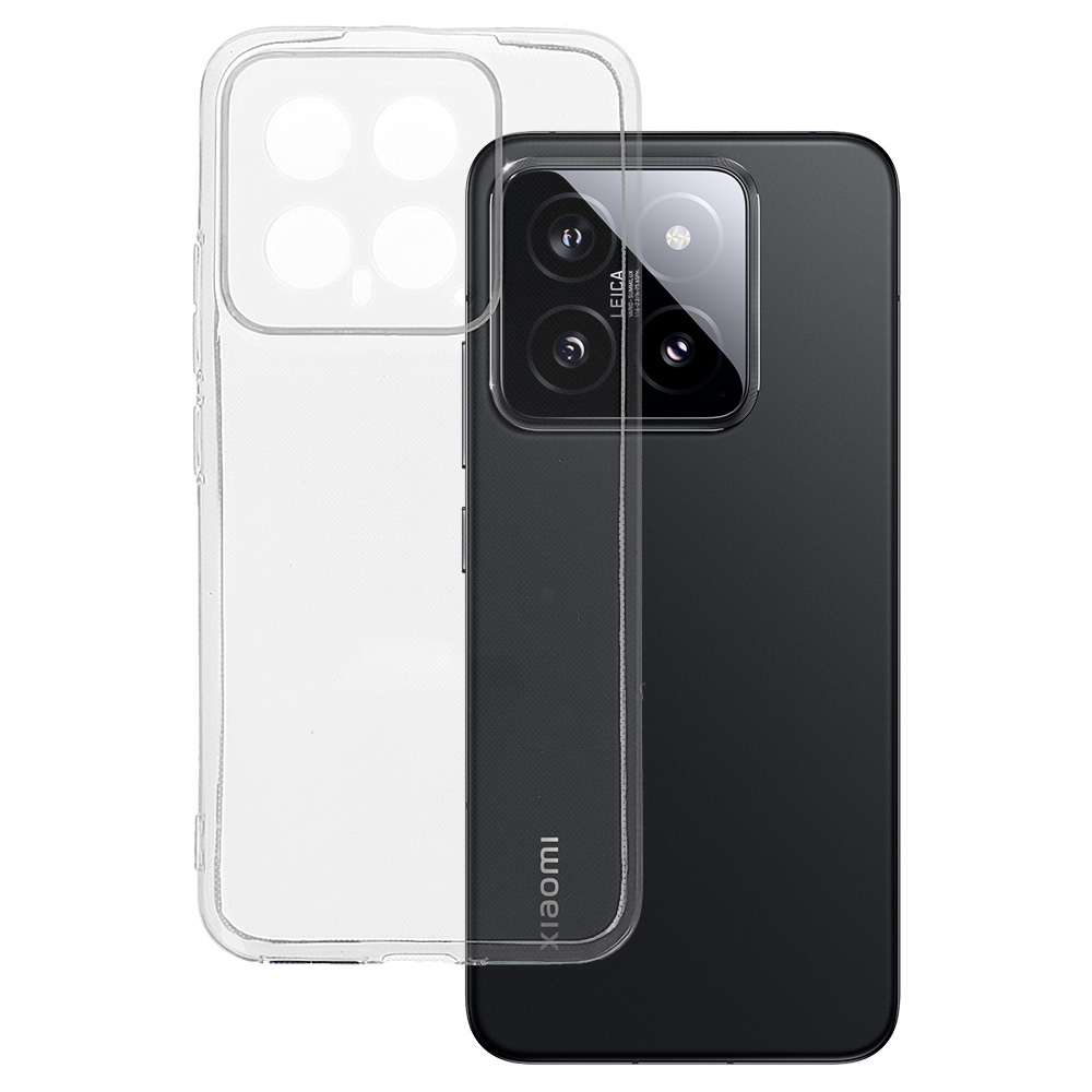 Itin skaidrus 1mm dėklas telefonui Xiaomi 14 permatomas