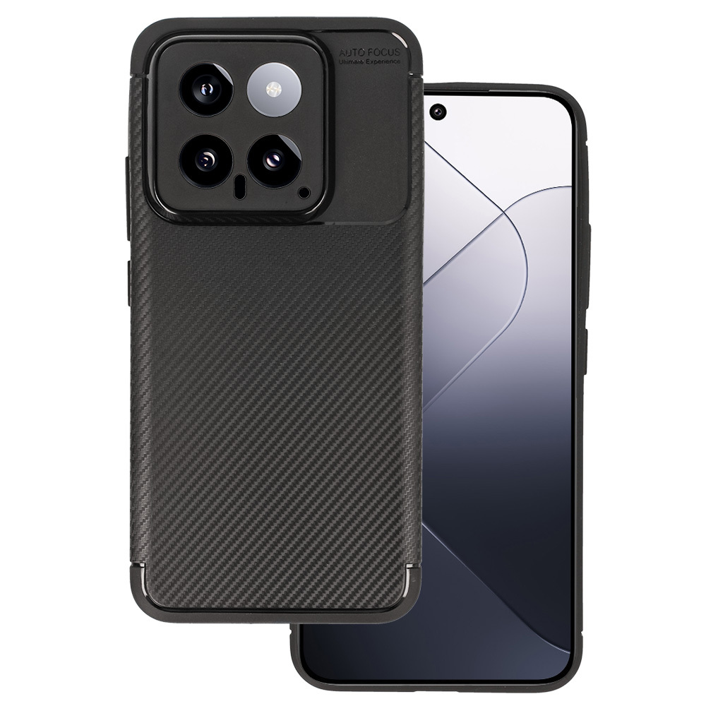 Tel Protect Carbon Elite dėklas telefonui Xiaomi 14 juodas