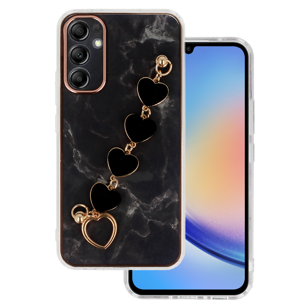 Dėklas telefonui Trend Case skirtas Samsung Galaxy A34 5G dizaino 6 juodas