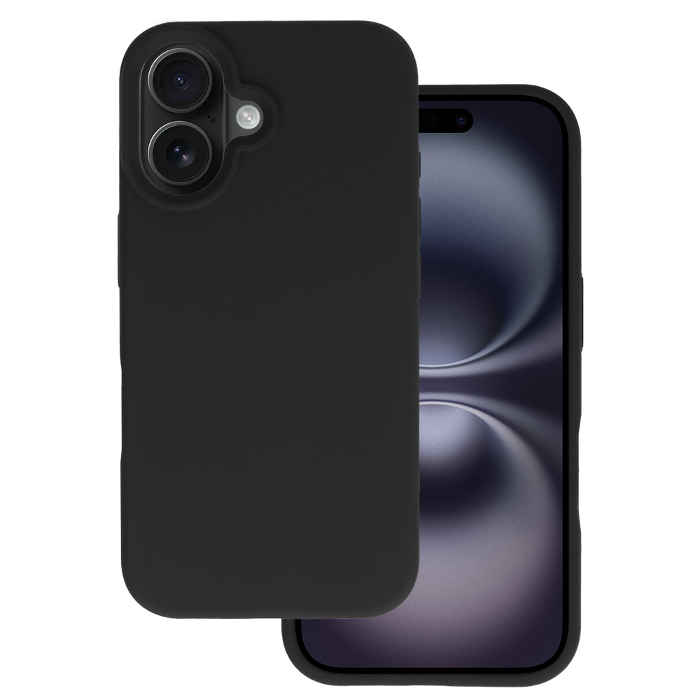 Tel Protect silikoninis dėklas telefonui Iphone 16 juodas