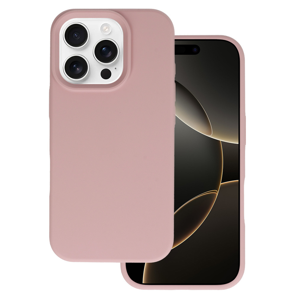 Tel Protect silikoninis dėklas telefonui Iphone 16 Pro pudrinis