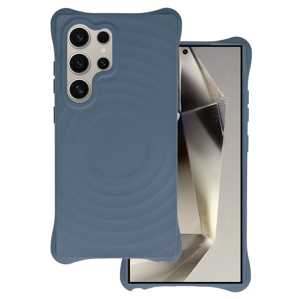 Tel Protect Wave Magnetinis dėklas telefonui Samsung Galaxy S24 Ultra mėlyna
