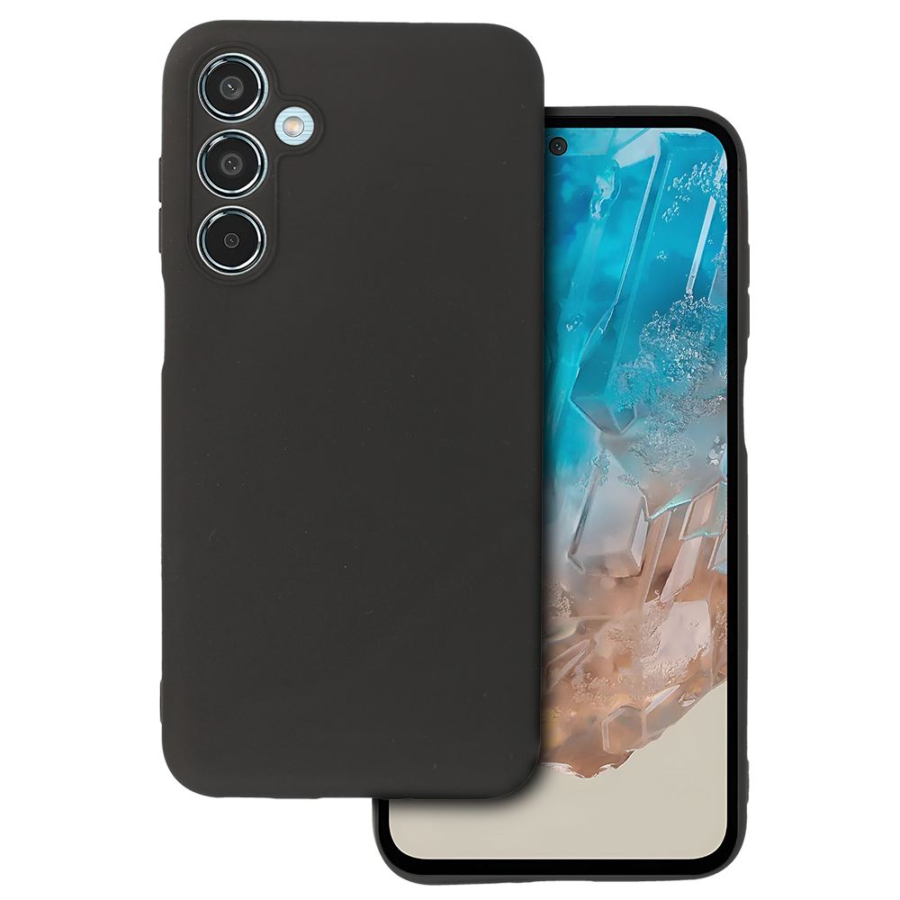 Galinė dėklas MATT Samsung Galaxy M35 5G juodas