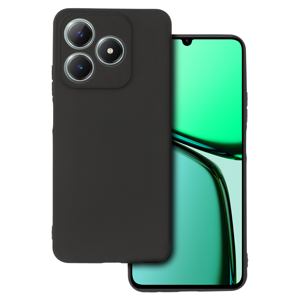 Galinė dėklas MATT Realme C61/C63 juodas