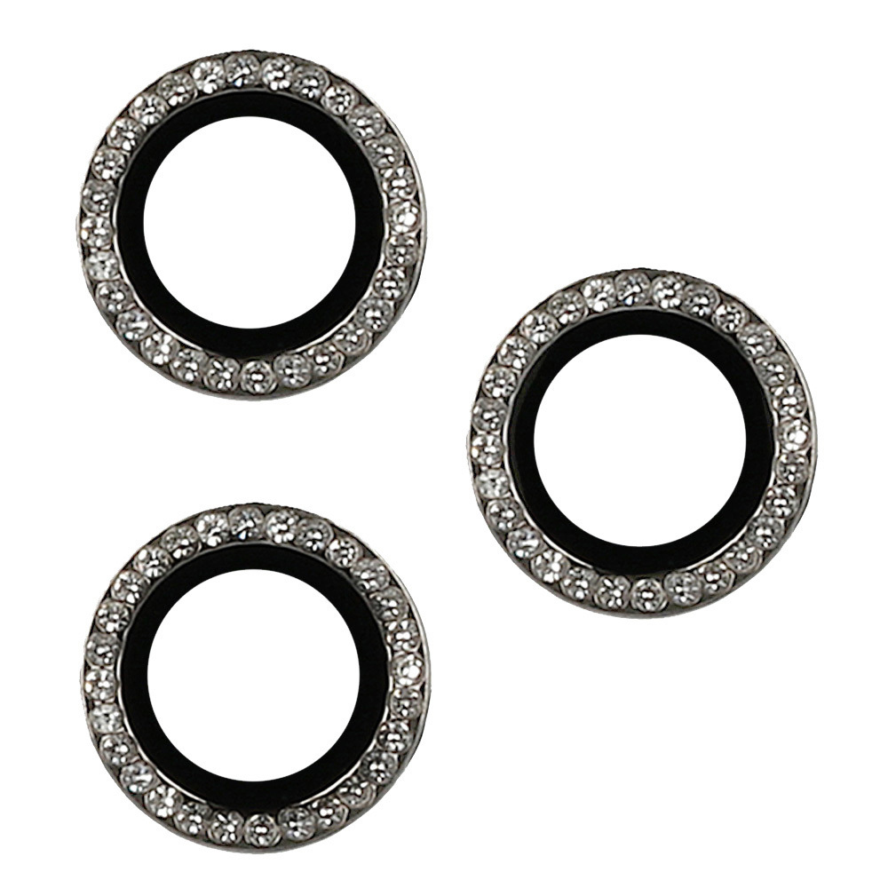 Apsauginis stiklas KIEKVIENAS DIAMOND kamerai (OBJEKTYVAS) Iphone 16 Pro/16 Pro Max pilkas (3 objektyvai)