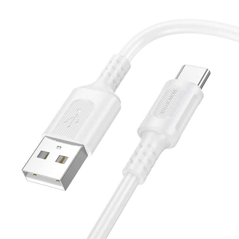 Borofone Kabel BX111 Feliz (m) - USB iki Type C - 3A 1 metras baltas