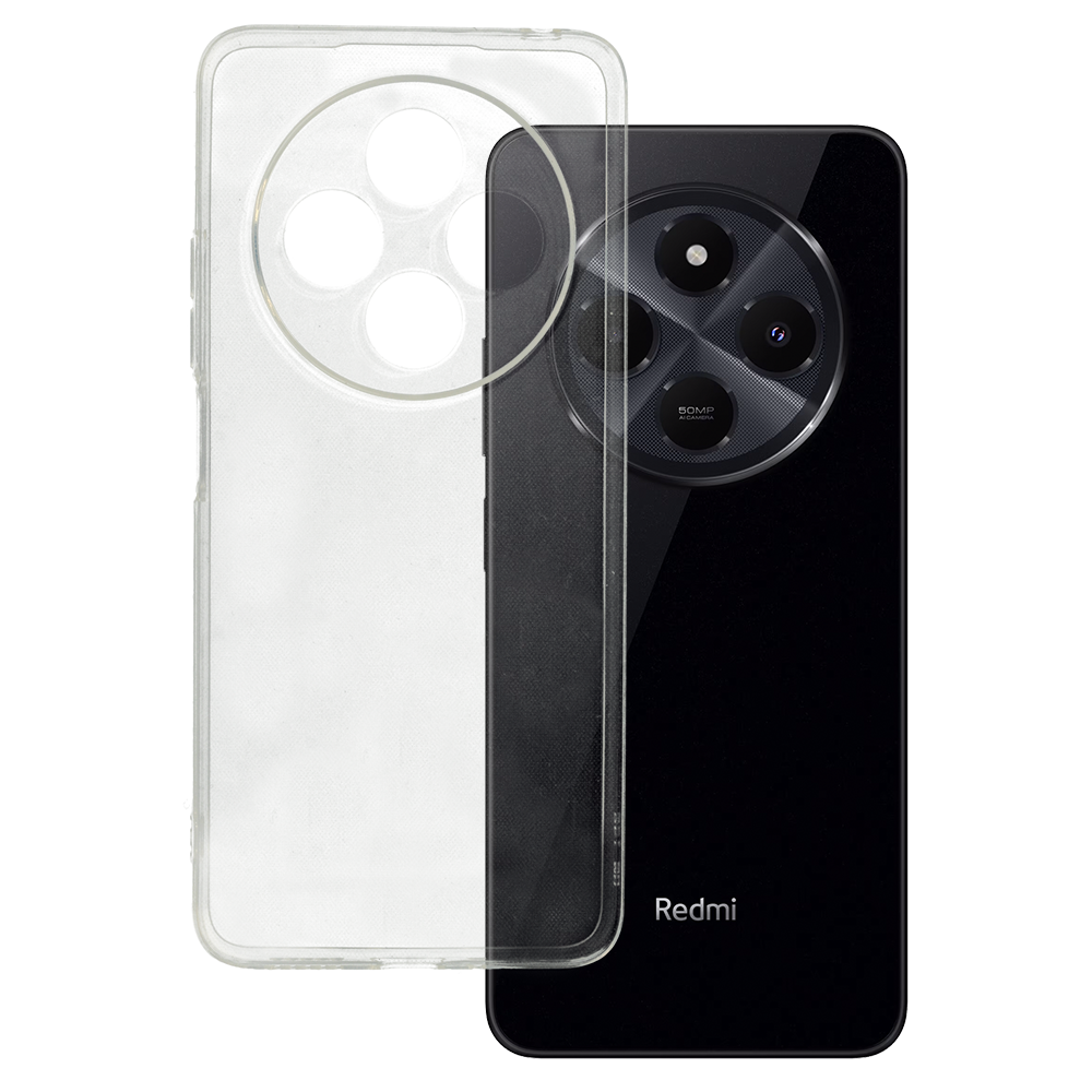 Itin skaidrus 1mm dėklas telefonui Xiaomi Redmi 14C permatomas