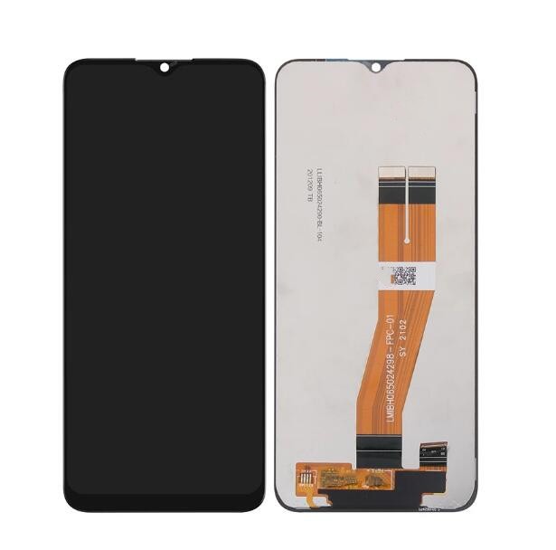 Ekranas Samsung A037 A03s su lietimui jautriu stikliuku juodas ORG