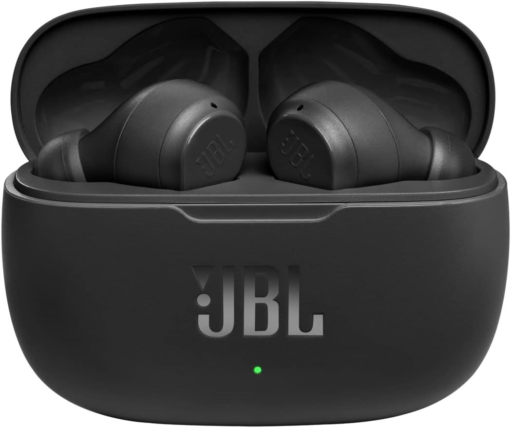 Belaidės ausinės JBL Wave 200 TWS juodos