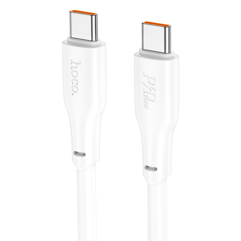 USB kabelis Hoco X93 60W USB-C to USB-C 2.0m baltas