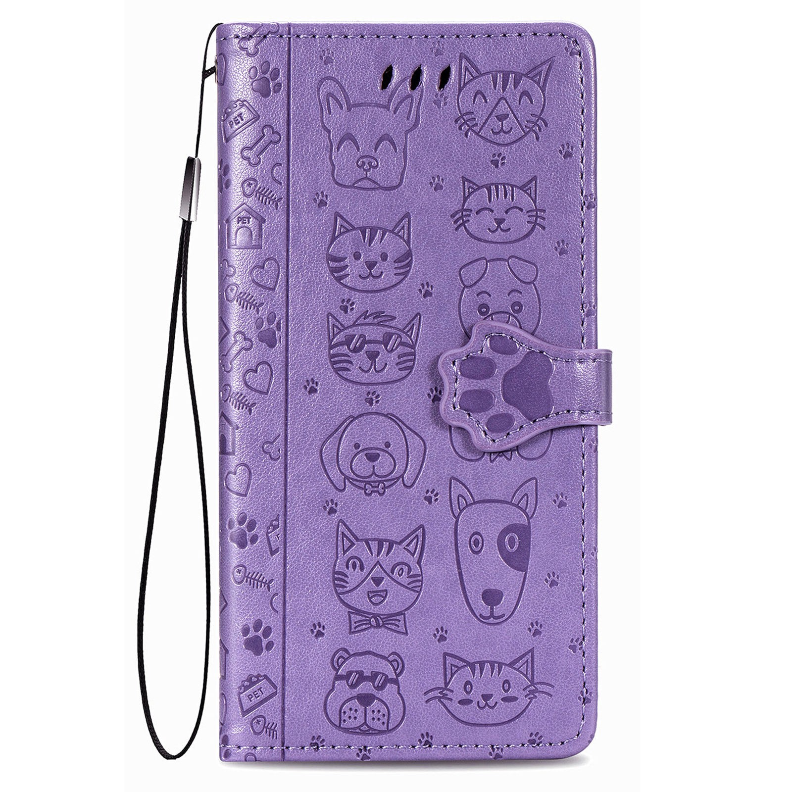 Dėklas Cat-Dog Samsung A566 A56 5G violetinis
