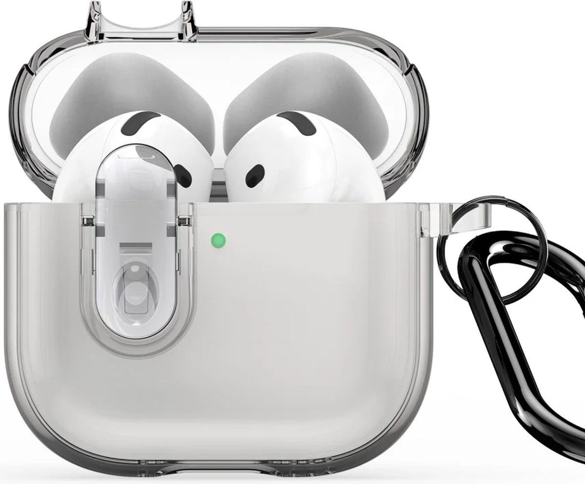 Dėklas Dux Ducis PECL Apple AirPods 4 pilkas