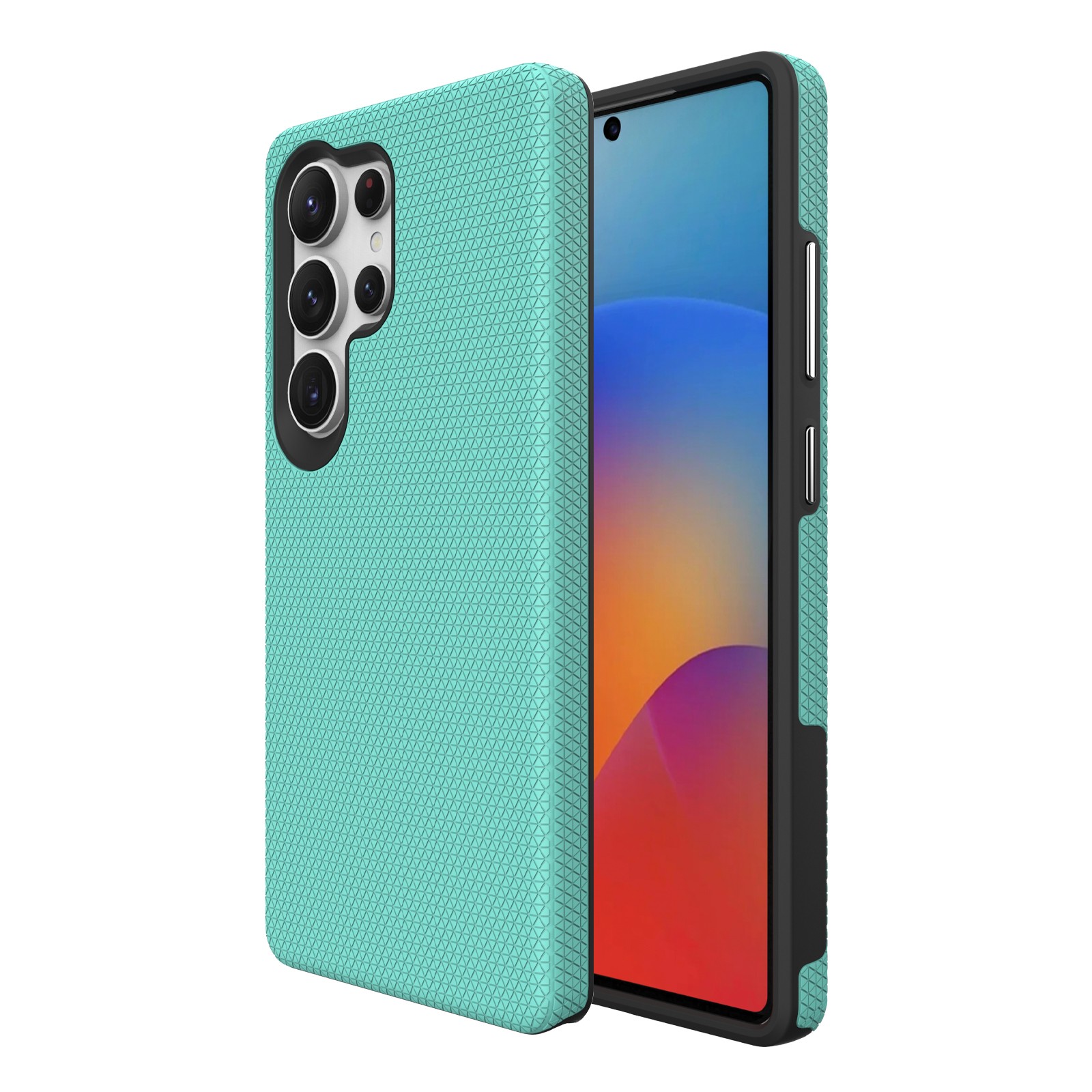 Dėklas Perfectionists Triangle Case Samsung S918 S23 Ultra 5G žalias