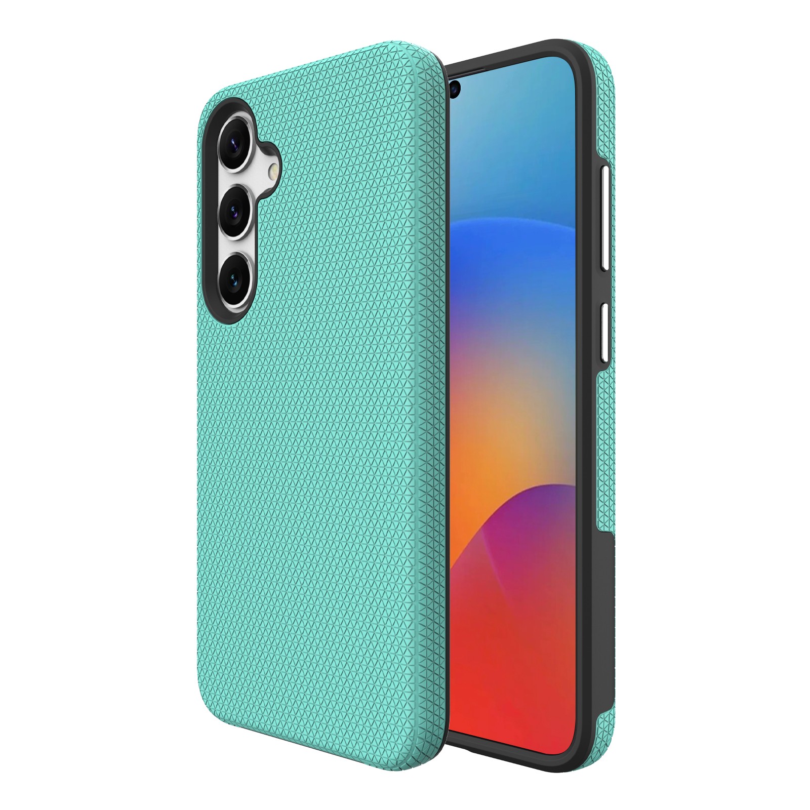 Dėklas Perfectionists Triangle Case Samsung S926 S24 Plus/S936 S25 Plus žalias