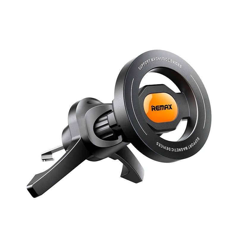 Automobilinis telefono laikiklis Remax RM-C14 MagSafe (air vent) juodas