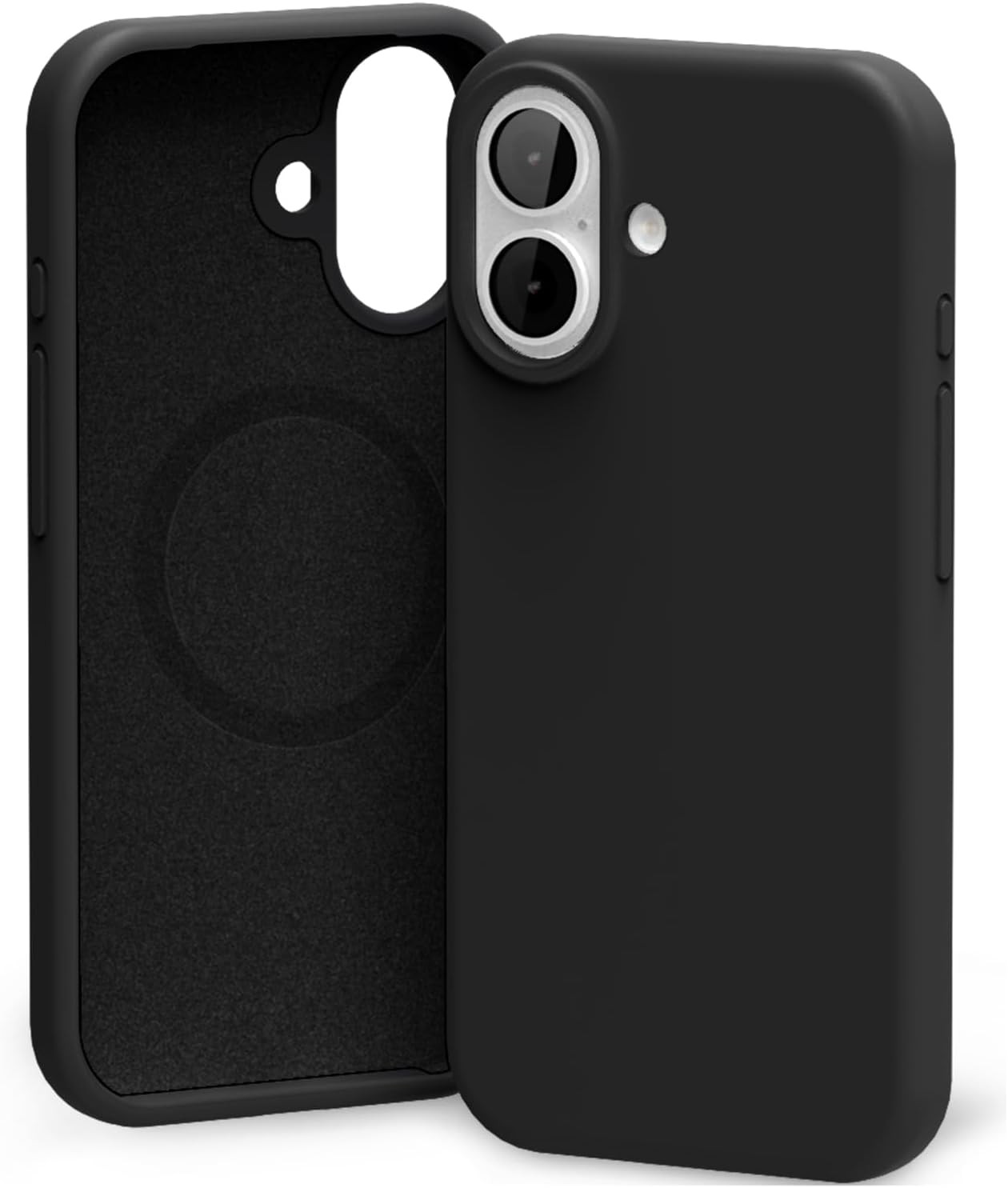 Dėklas Mercury Pure Magsafe Silicon Case Apple iPhone 17 juodas