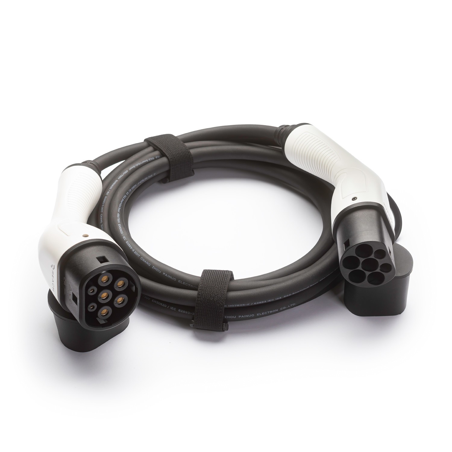 Elektromobilių įkrovimo laidas Reach EVCC1 Type2-Type2 16A 11kW 7.0m