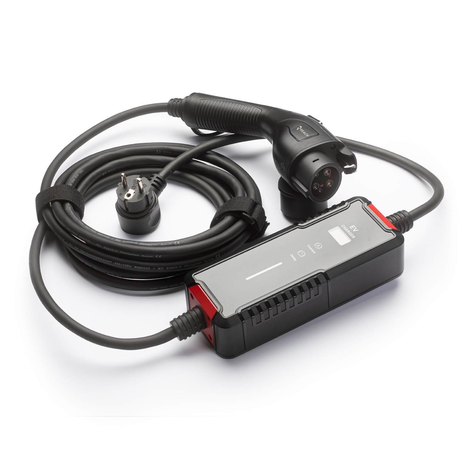 Elektromobilių įkroviklis Reach PEVC1 220V Type1 16A 3.5kW 5.0m