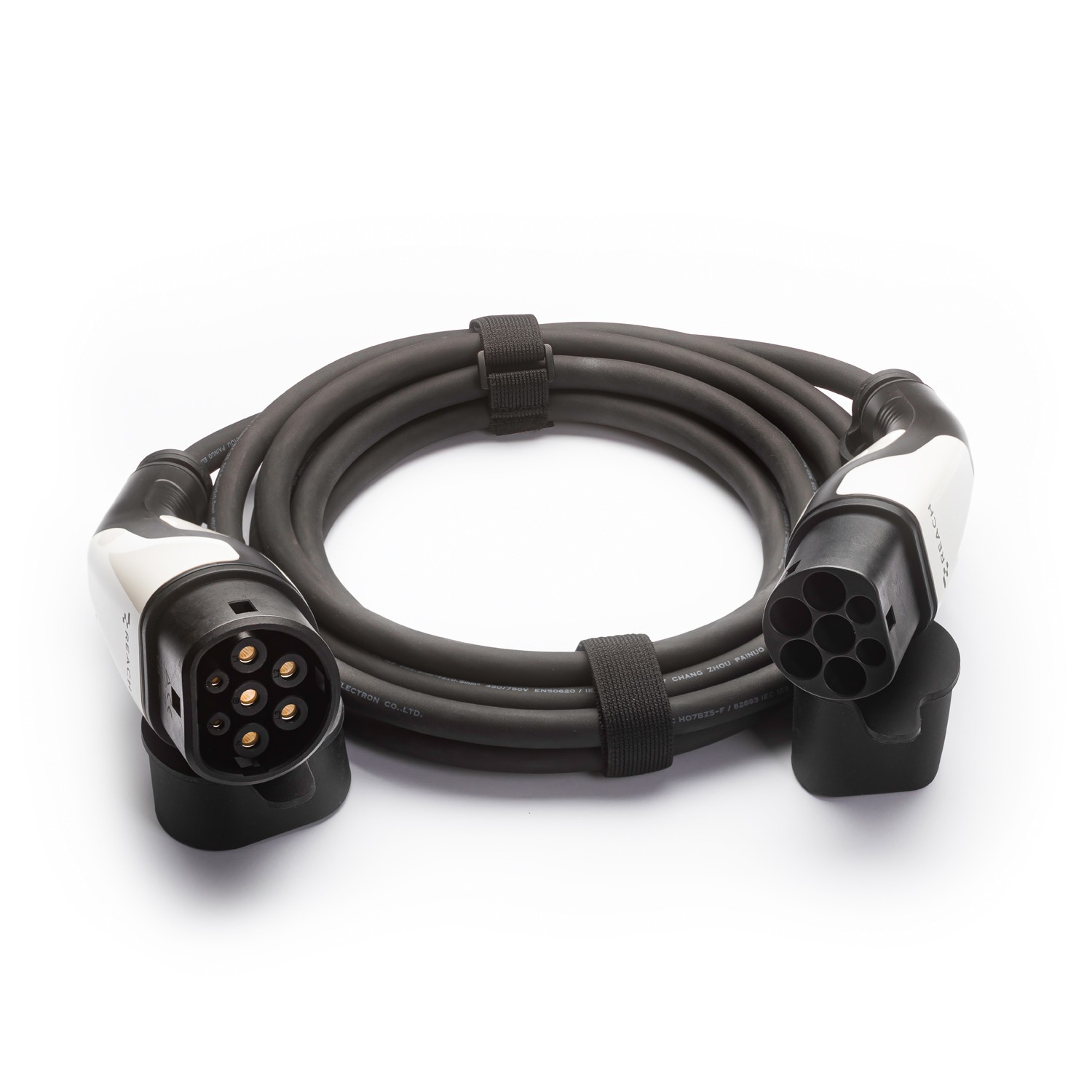 Elektromobilių įkrovimo laidas Reach EVCC2 Type2-Type2 16A 11kW 7.0m