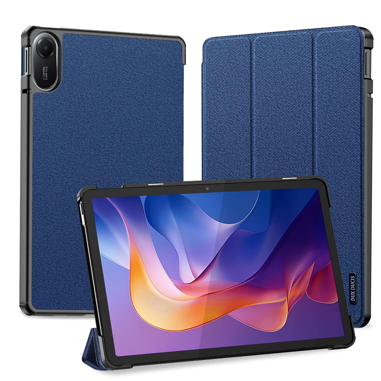 Dėklas Dux Ducis Domo Xiaomi Redmi Pad 2 11.0 tamsiai mėlynas