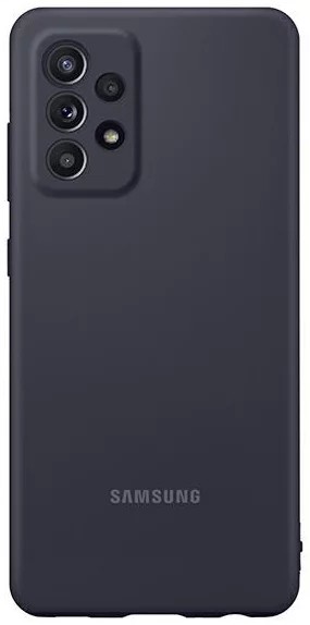 Dėklas Samsung Silicone Cover for Samsung A525 A52 4G/A526 A52 5G/A528 A52s 5G juodas