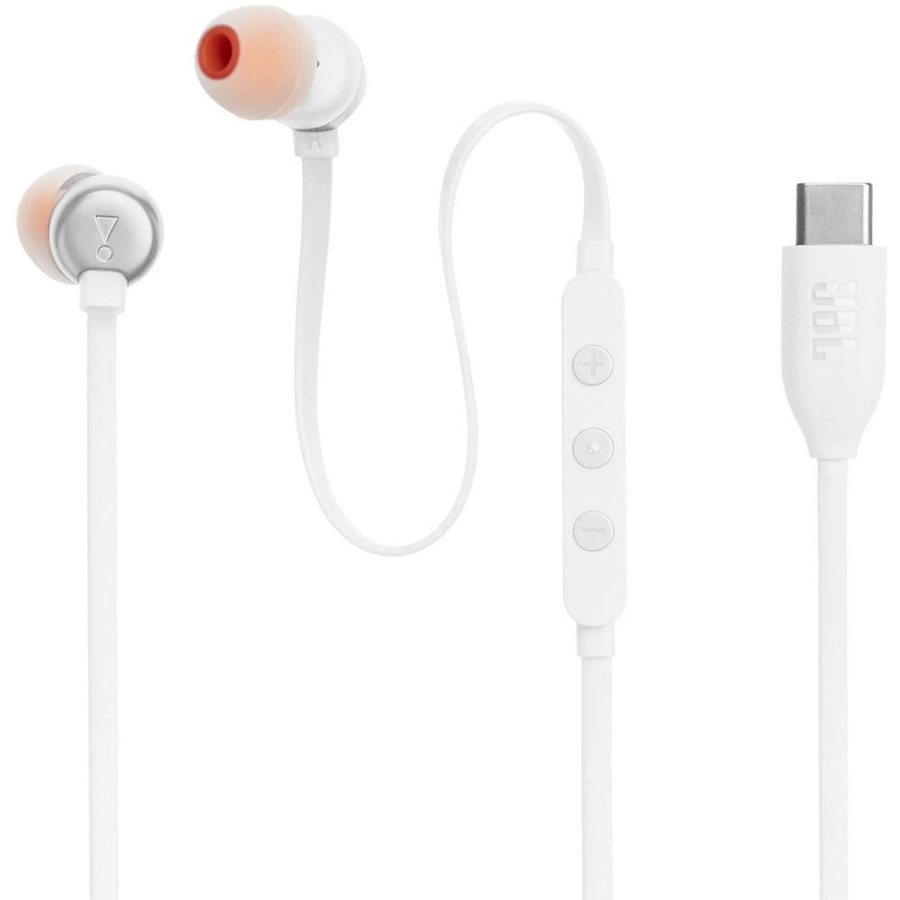 Ausinės JBL Tune 310C USB-C baltos