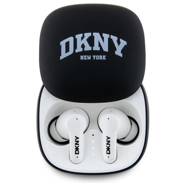 Belaidės ausinės TWS DKNY 3D Rubber Matte Finish DKTWS3DNYAK juodos spalvos