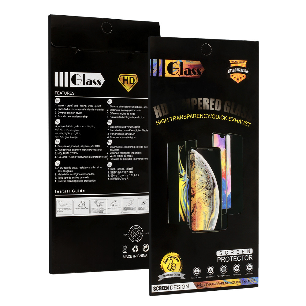 Grūdintas stiklas HARD 2.5D, skirtas SAMSUNG GALAXY S24/S25 (su pirštų atspaudų atrakinimo funkcija)